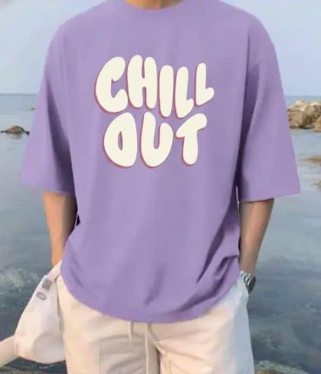 Trendy printed men's t shirt